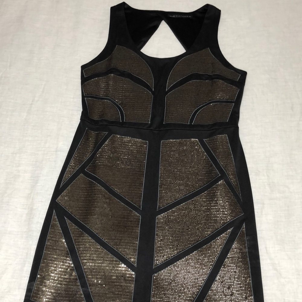 Black and Gold Dress